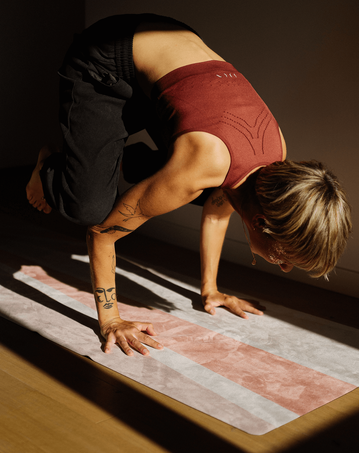 tapis de yoga voyage pliable